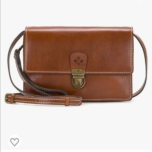 NWOT Patricia Nash Lanza leather crossbody purse bag clutch